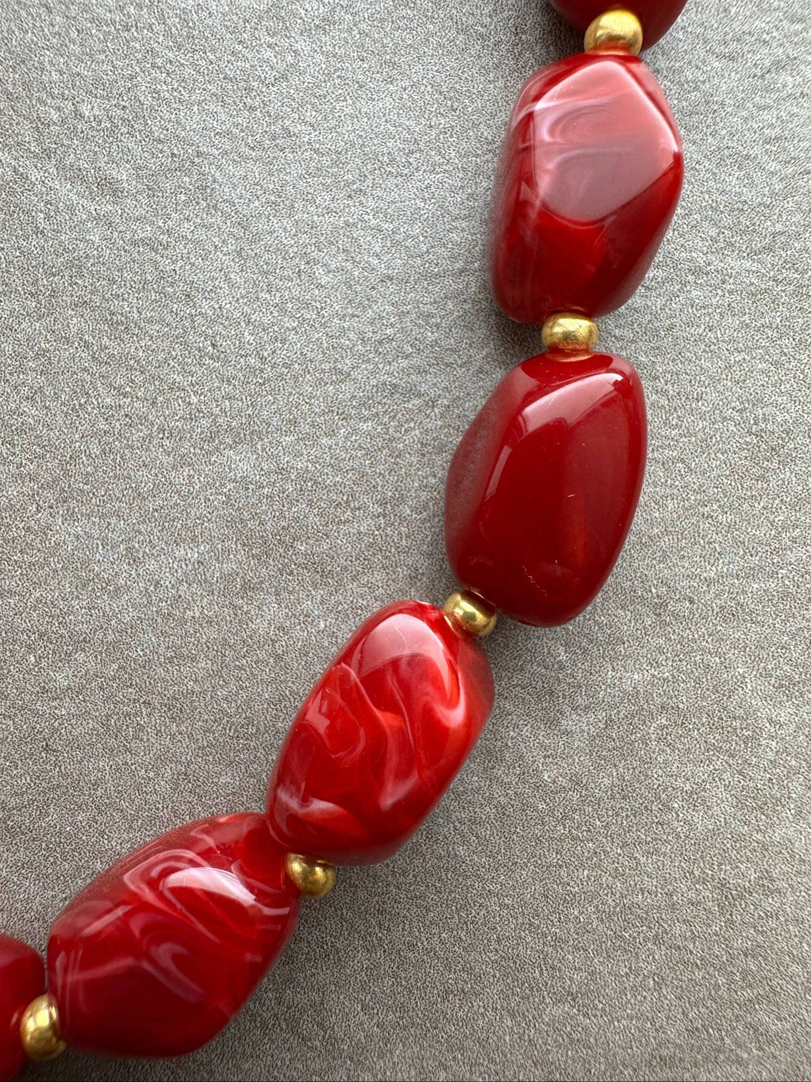 Collar rojo vino – photo 2